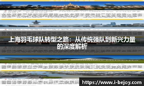 上海羽毛球队转型之路：从传统强队到新兴力量的深度解析
